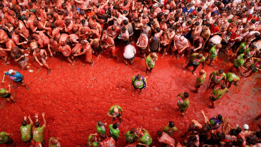 جشنواره گوجه اسپانیا