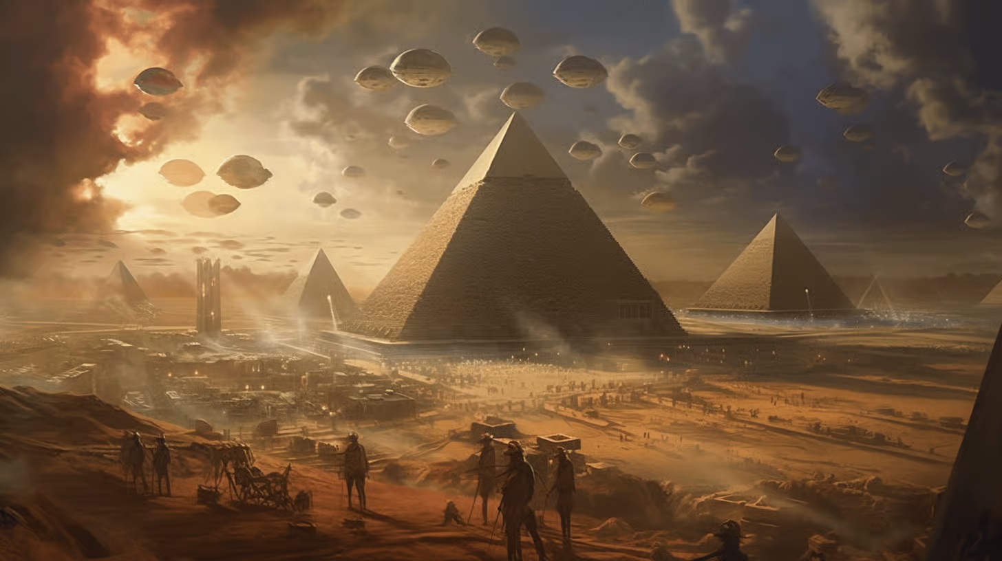 تئوری های طوطعه حول محور اهرام مصر