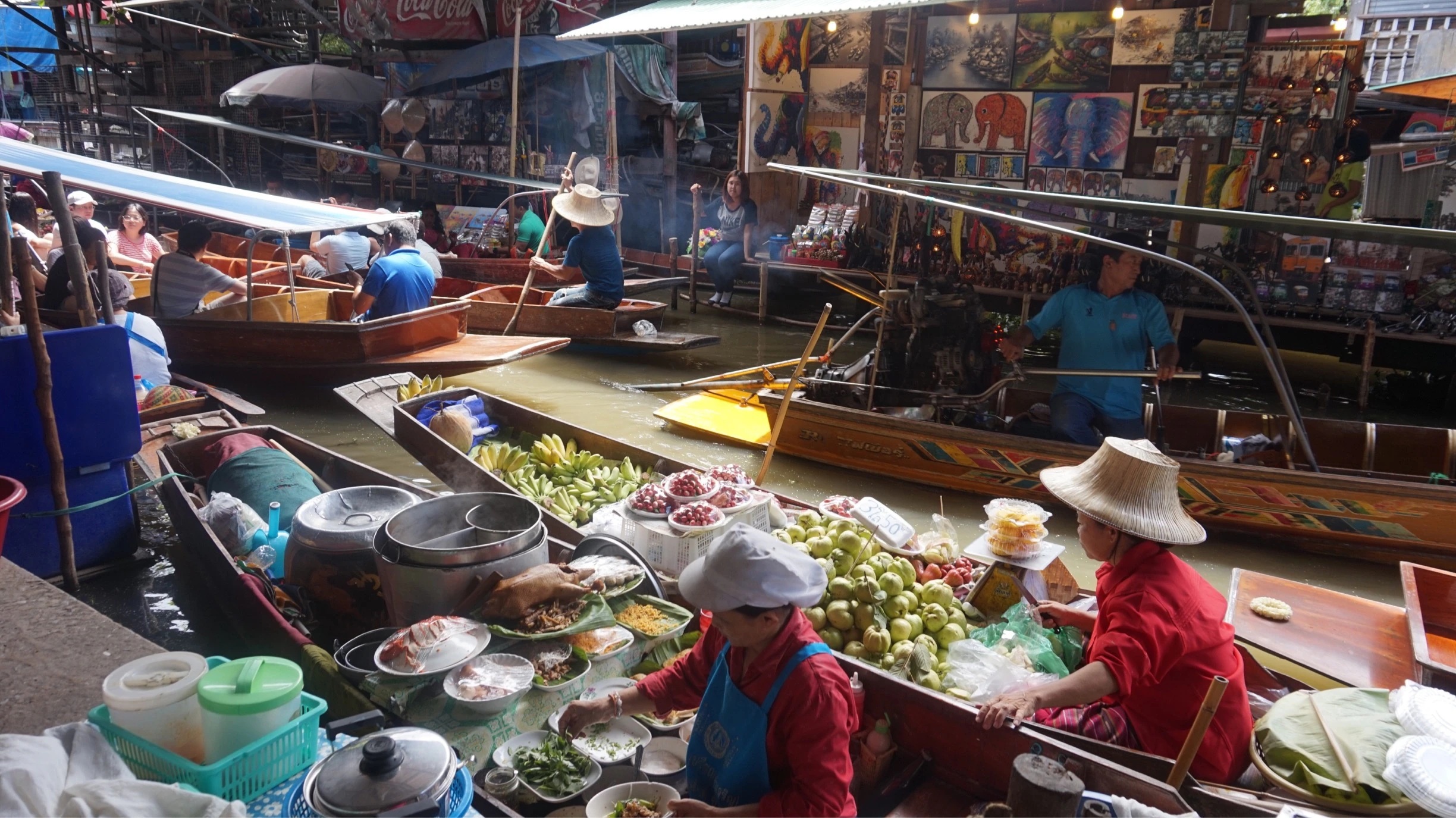 محصولات بازارهای شناور بانکوک