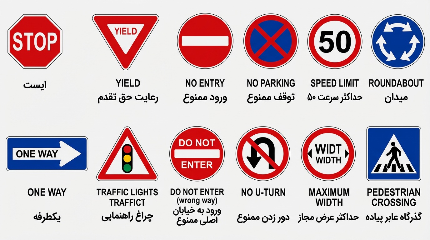علائم راهنمایی و رانندگی بینالمللی