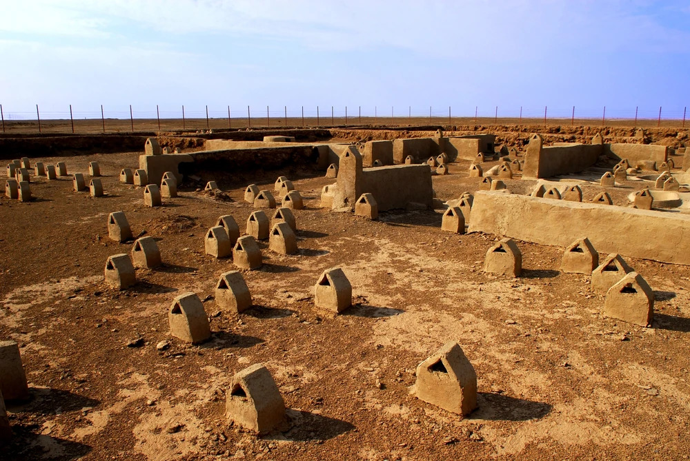 نمایی از شهر سوخته احتمالا گورستان